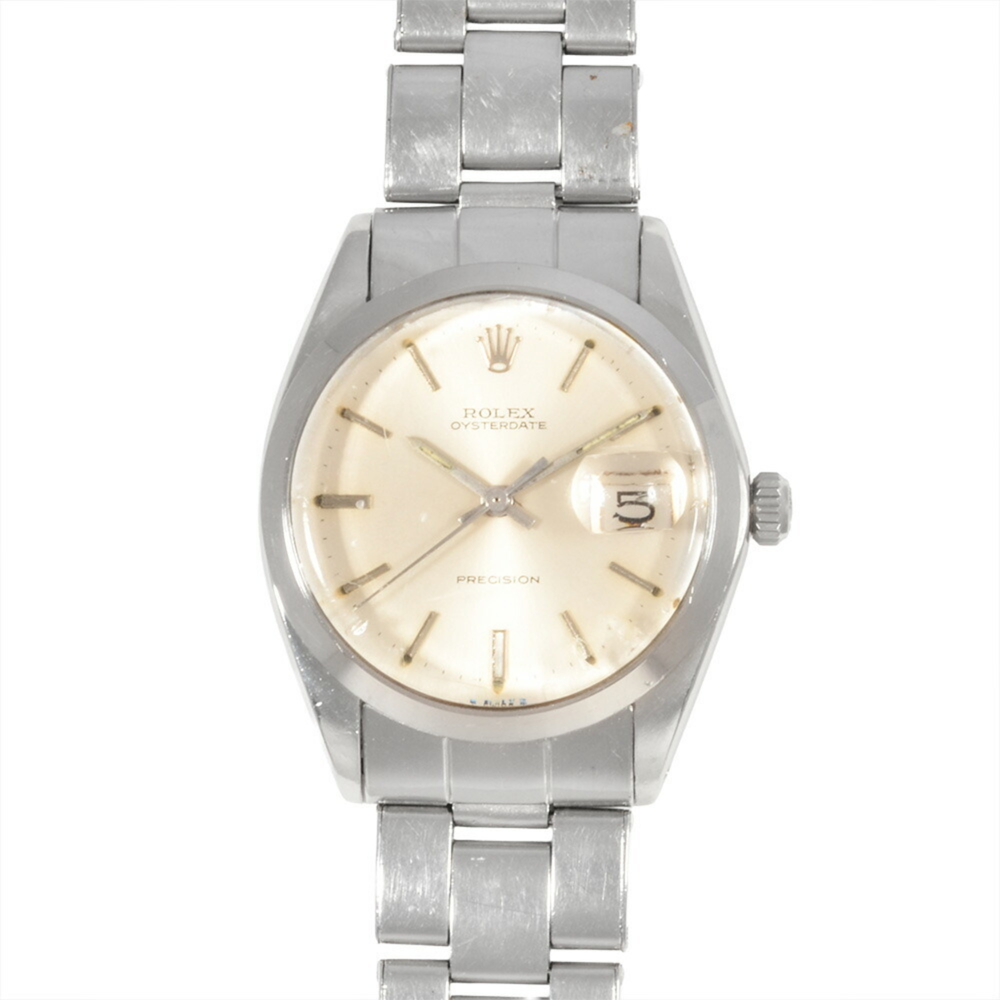 Rolex Rolex 6694 Oysterdate Precision 22 Circa 1967 HandWound Silver